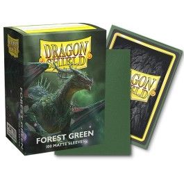 Dragon Shield Sleeves Forest Green Matte