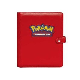 Ultra Pro Premium Snap Binder 4 Pocket Pokemon Red