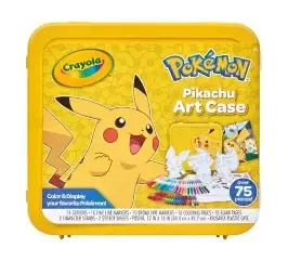 Pokemon Pikachu Art Case Crayola