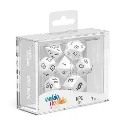 Oakie Doakie Dice Set Solid White