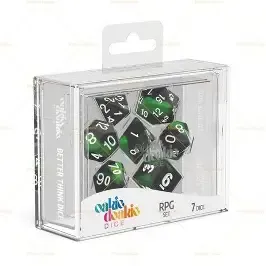 Oakie Doakie Dice Set Glow in the Dark Biohazard Oakie Doakie Dice Set Glow in the Dark Biohazard