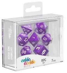 Oakie Doakie Dice Set Solid Purple