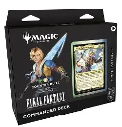 Magic the Gathering Commander Deck Final Fantasy Counter Blitz
