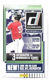2025 MLB Donruss Hobby Blaster Box