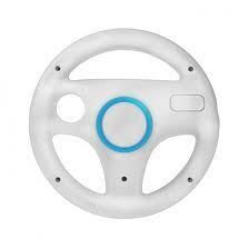 Wii Steering Wheel White - Nintendo Wii