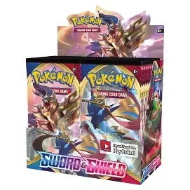 Pokemon Sword &amp; Shield Booster Box w/acrylic case
