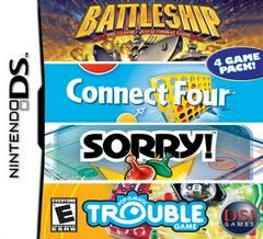 Battleship / Connect Four / Sorry / Trouble - Nintendo DS - CART ONLY