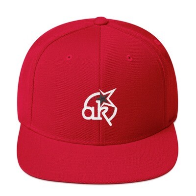 AKSTAR Logo Red Snapback