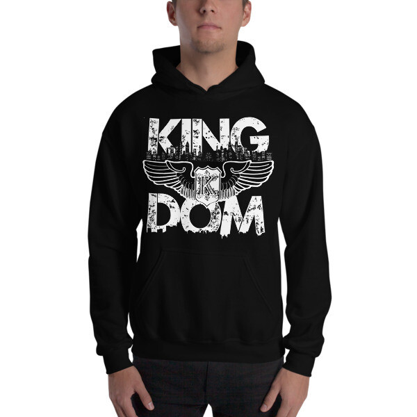 Kingdom Original Black Hooded Sweatshirt