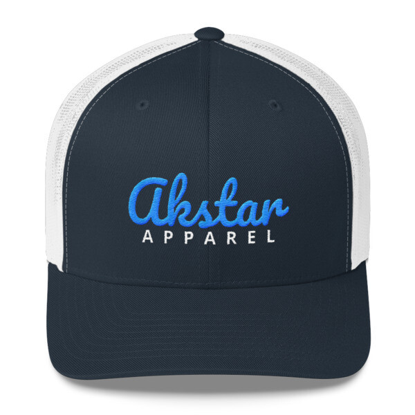 AKSTAR Signature Nvy/Wht Trucker