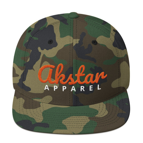 AkStar Signature Camo Rust Snapback