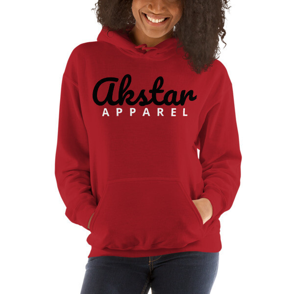 AKStar Signature Red Hooded Sweatshirt L