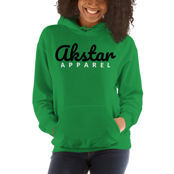 AKStar Signature Grn Hooded Sweatshirt L