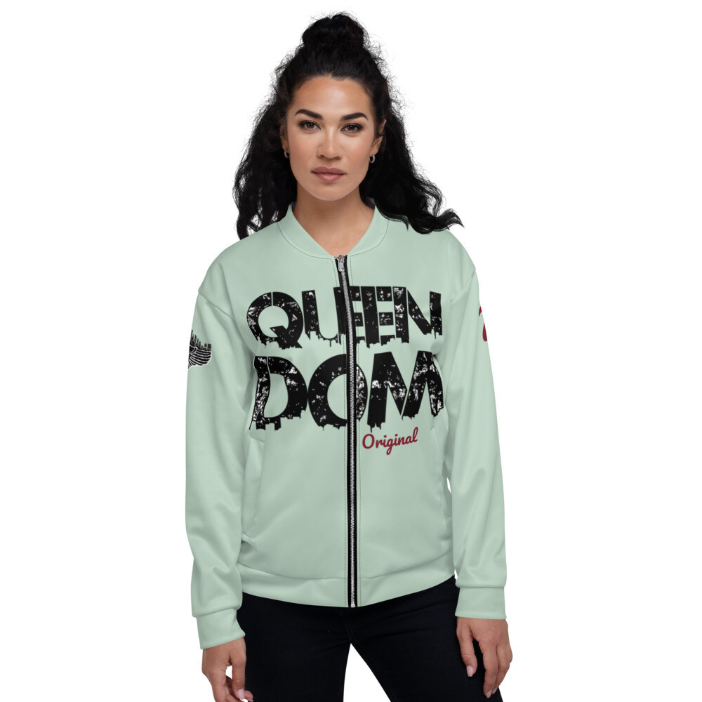 QD Original Womens Lime Bomber Jacket, Size: XS