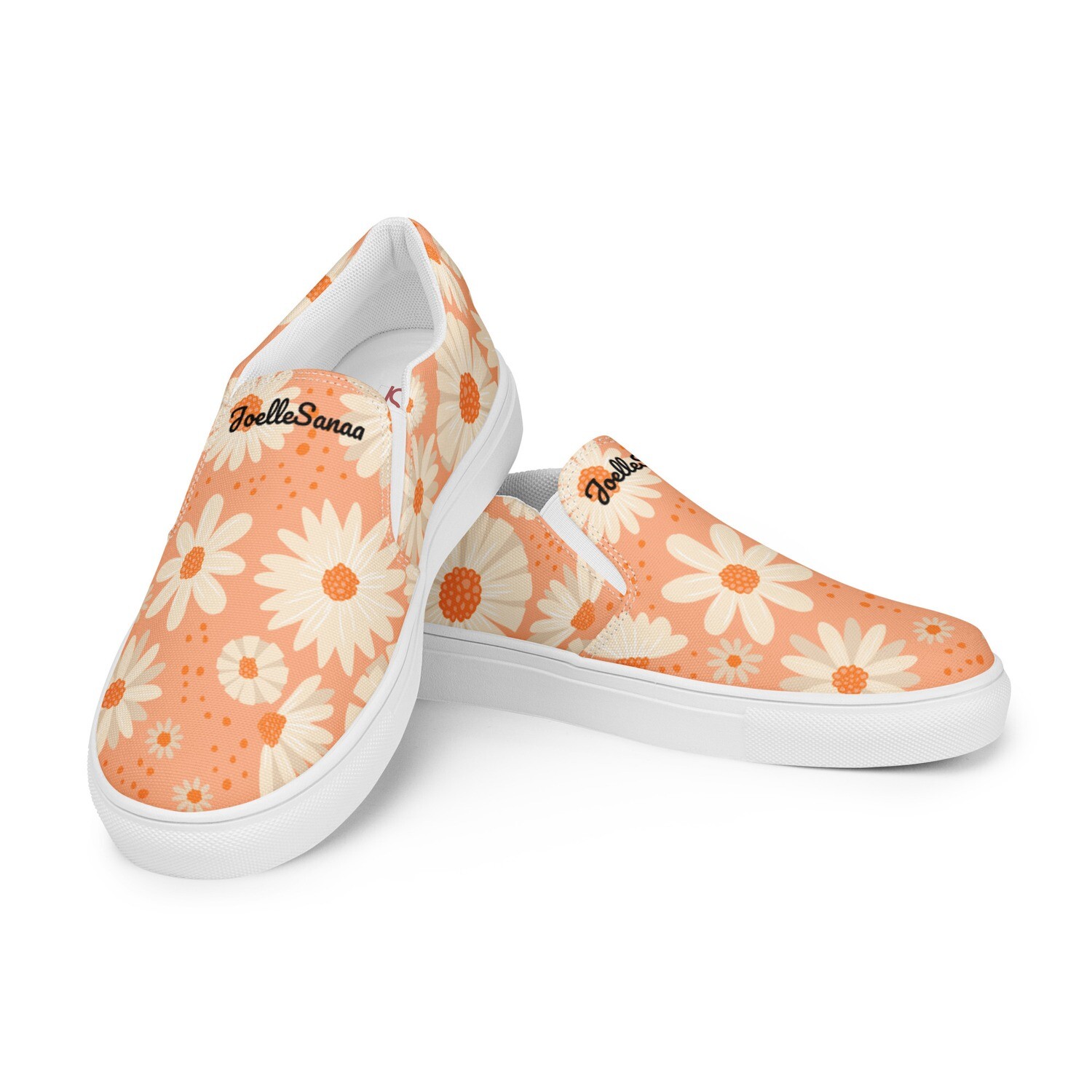 JoelleSanaa Women’s Canvas Daisies, Size: 5