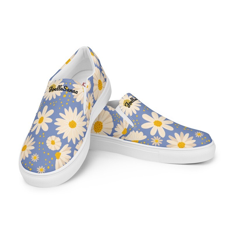 JoelleSanaa Women’s Canvas Daisies Blue