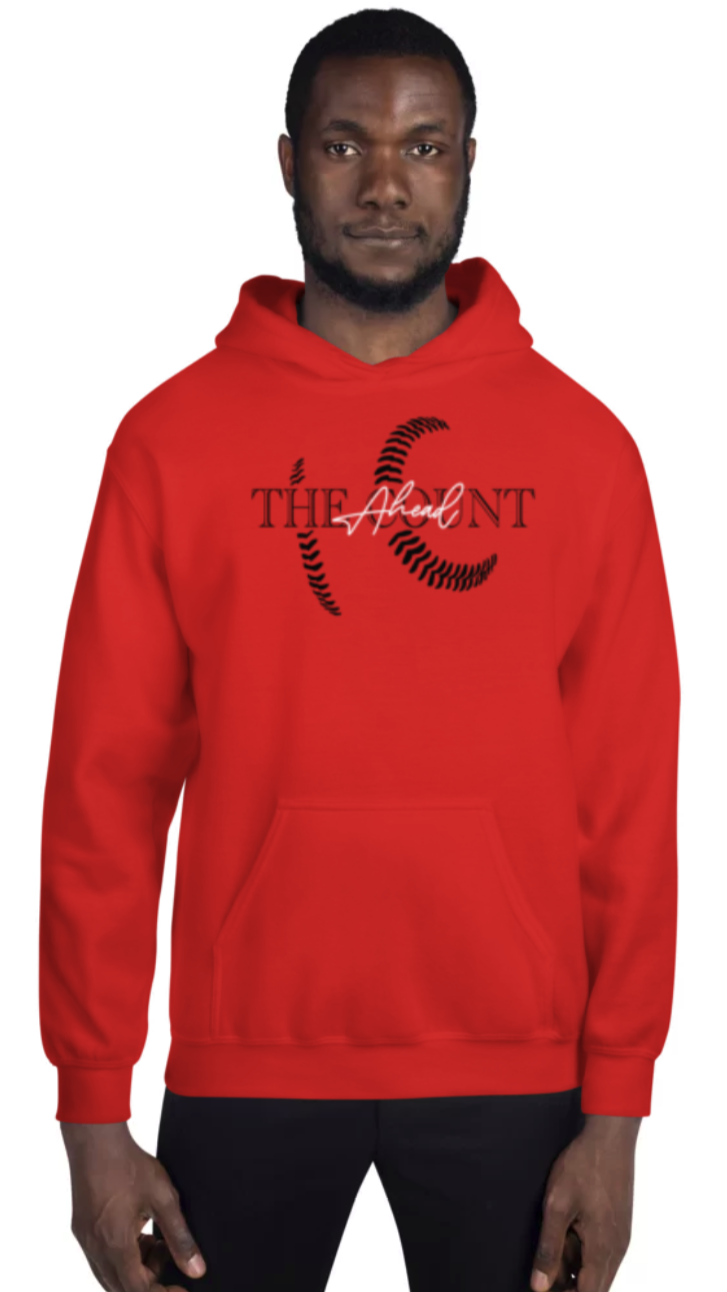 Ahead The Count Adult Sweatshirt Red