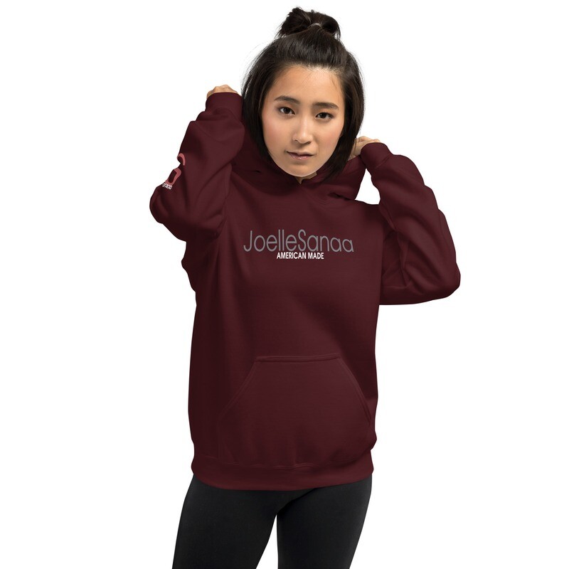 JoelleSanaa American Made Maroon Hoodie
