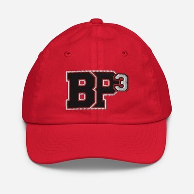 Youth BP3 Red Baseball Cap