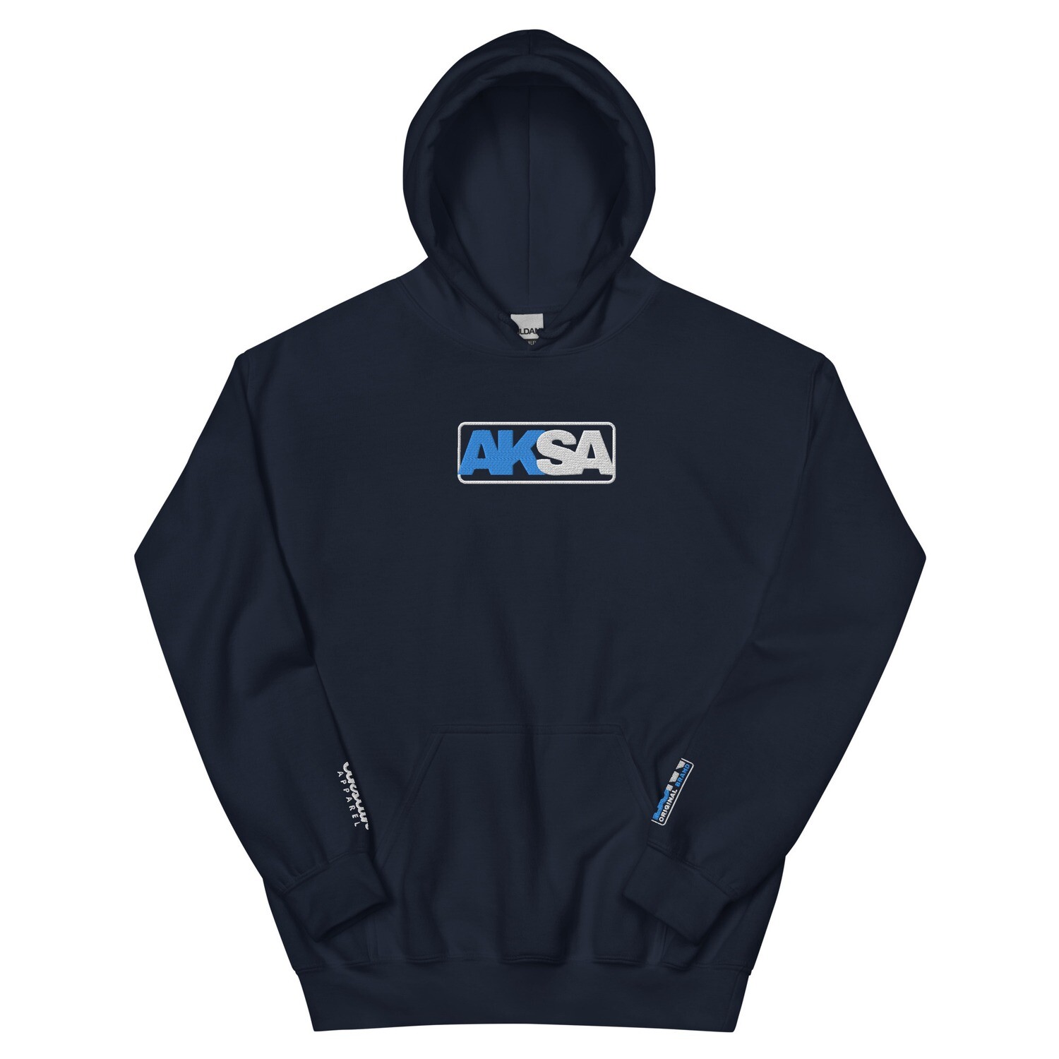 AKSA BORN Navy Unisex Hoodie