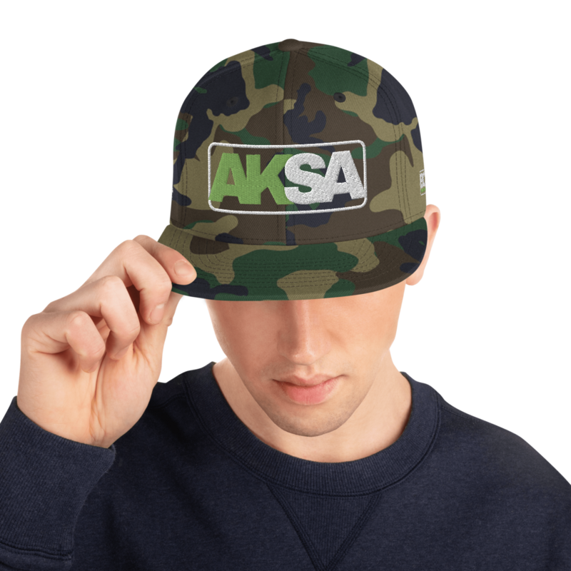 AKSA BORN Camo Snapbacks