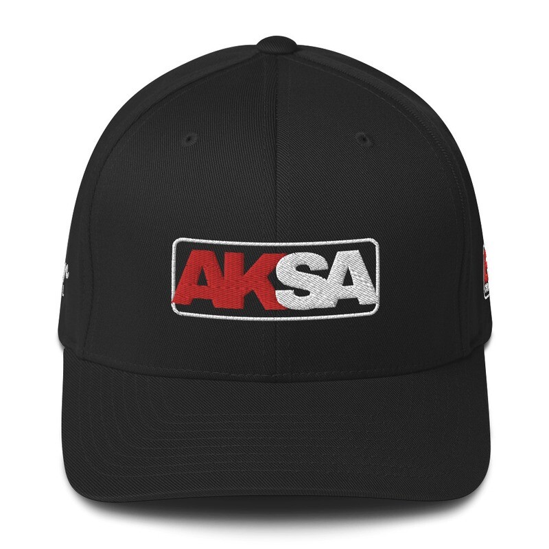 AKSA BORN Black Flex Fit Caps