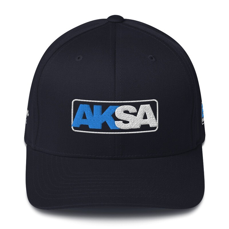 AKSA BORN Navy Flex Fit Caps