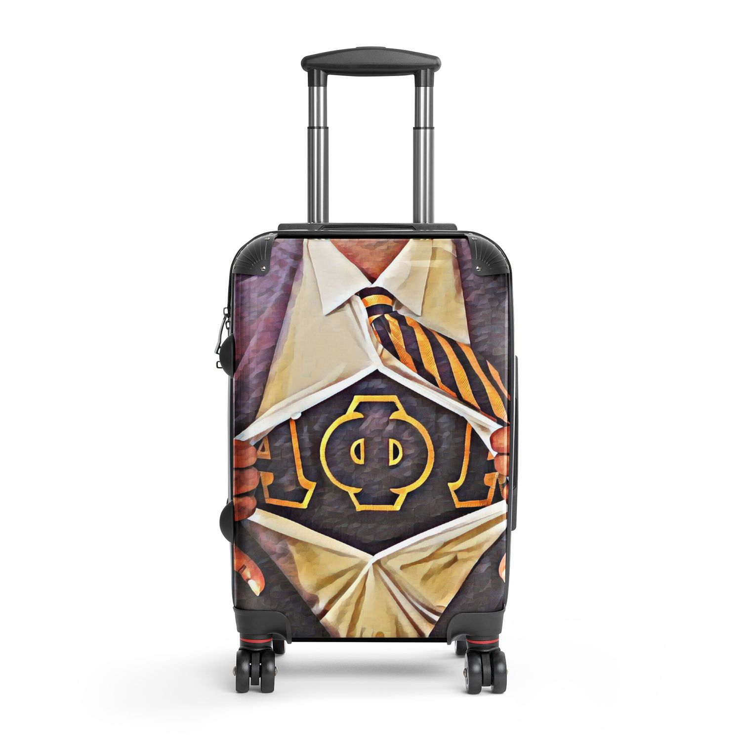 There Goes An Alphaman Hard-shell Suitcase