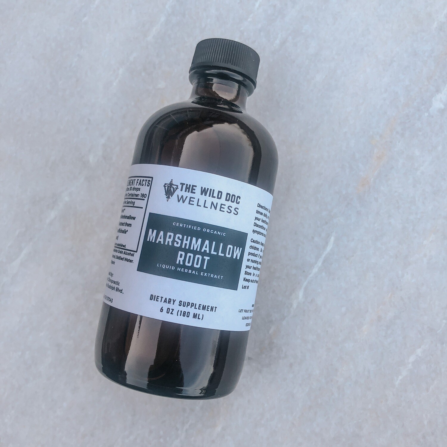 Organic Marshmallow Root Extract, 6 oz.
