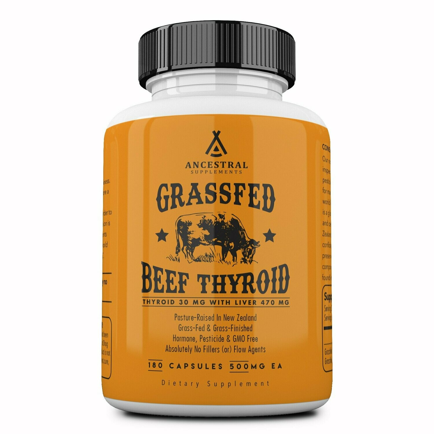 Grassfed Beef Thyroid - Ancestral Supplements Grassfed Beef Thyroid - Ancestral Supplements