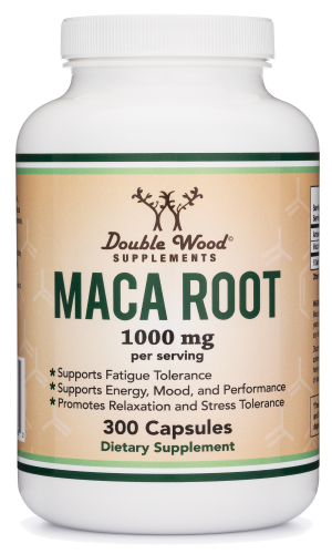 Maca Root- Double Wood Supplements 300 Caps