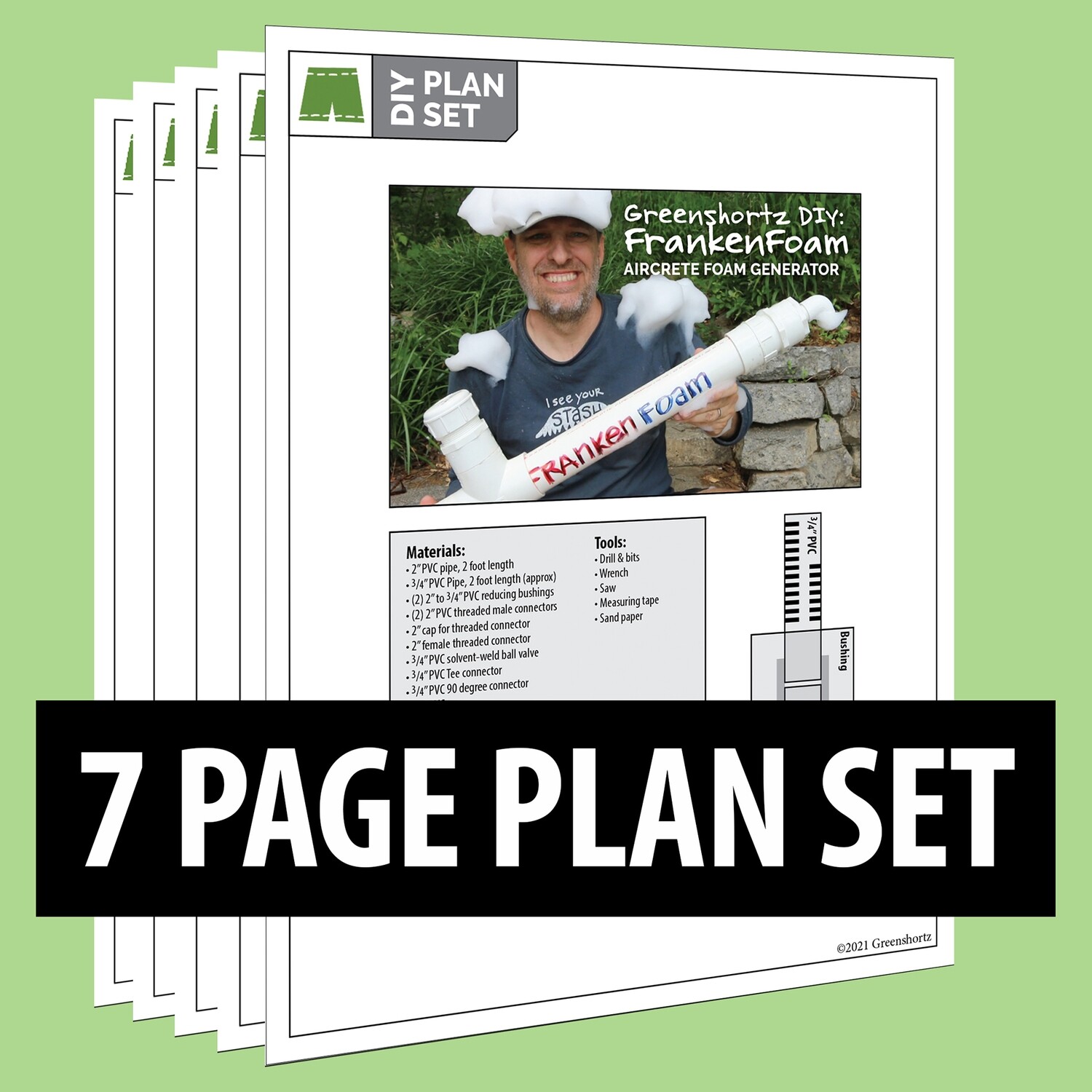 FrankenFoam - Foam Generator Plan Set