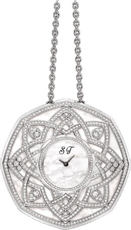 Moissanite Necklace Watch
