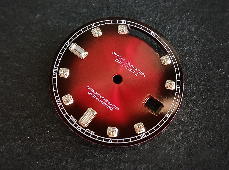 Day-Date Burgundy Red Dial