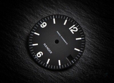 Ranger date 9050/0 wht lume dial
