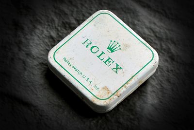 Rolex Watch Part Tin Box