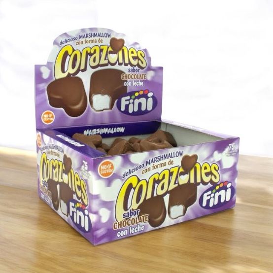 Corazones Choco Leche.