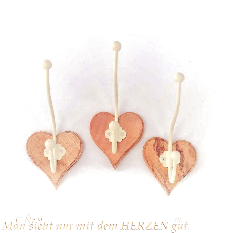 Wandgaderobe Holzherz