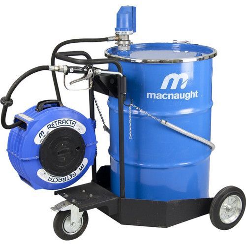 Macnaught Portable Trolley Mounted Oil Dispensing System With Unmetered Oil Gun