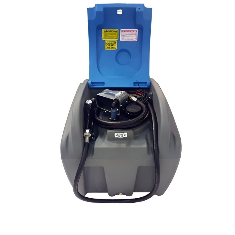200L POLY DIESEL TANK WITH LOCKABLE LID & 12v 40LPM PUMP — Wades Distributors In Garbutt, QLD