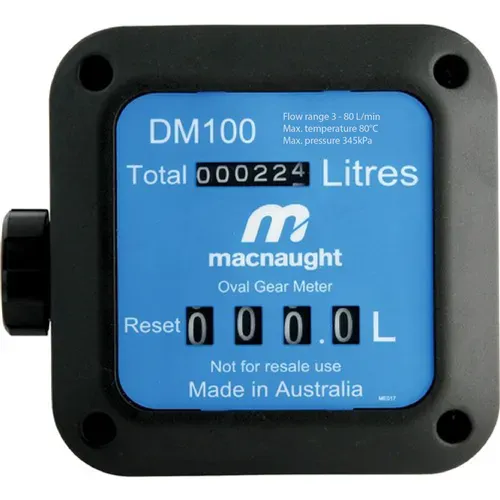 Macnaught DM100 Mechanical Flow Meter — Wades Distributors In Garbutt, QLD