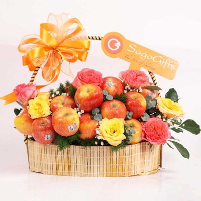 Giỏ hoa quả mừng tân gia