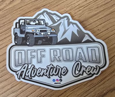 OAC4x4 Limited Edition 90mm Matt Sticker