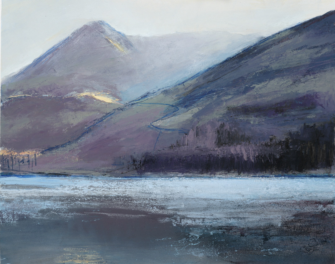 Buttermere, Red Pike. Reproduction print.