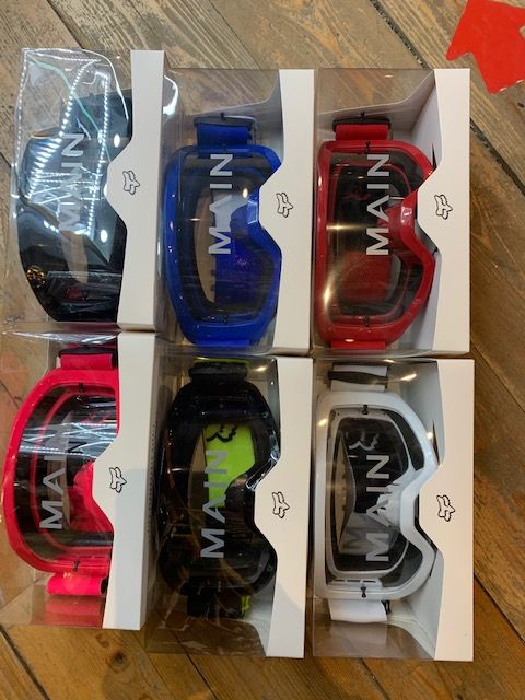 Fox Main Goggle, Color: Black, Size: One Size