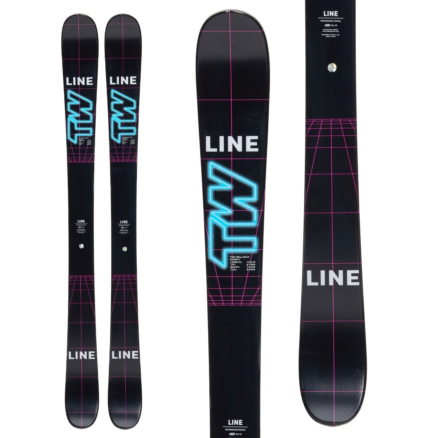 Line Wallisch Shorty 139cm