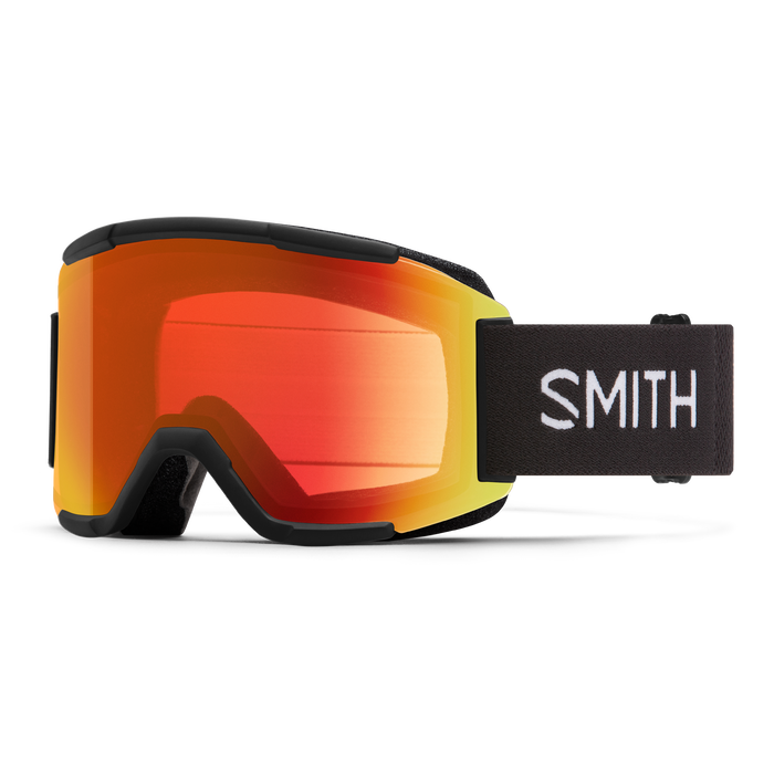 Smith Squad Chromapop Black with Red mirror/Yelow lense