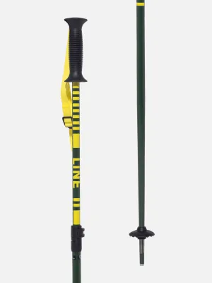 Line Get Up Ski Poles Green