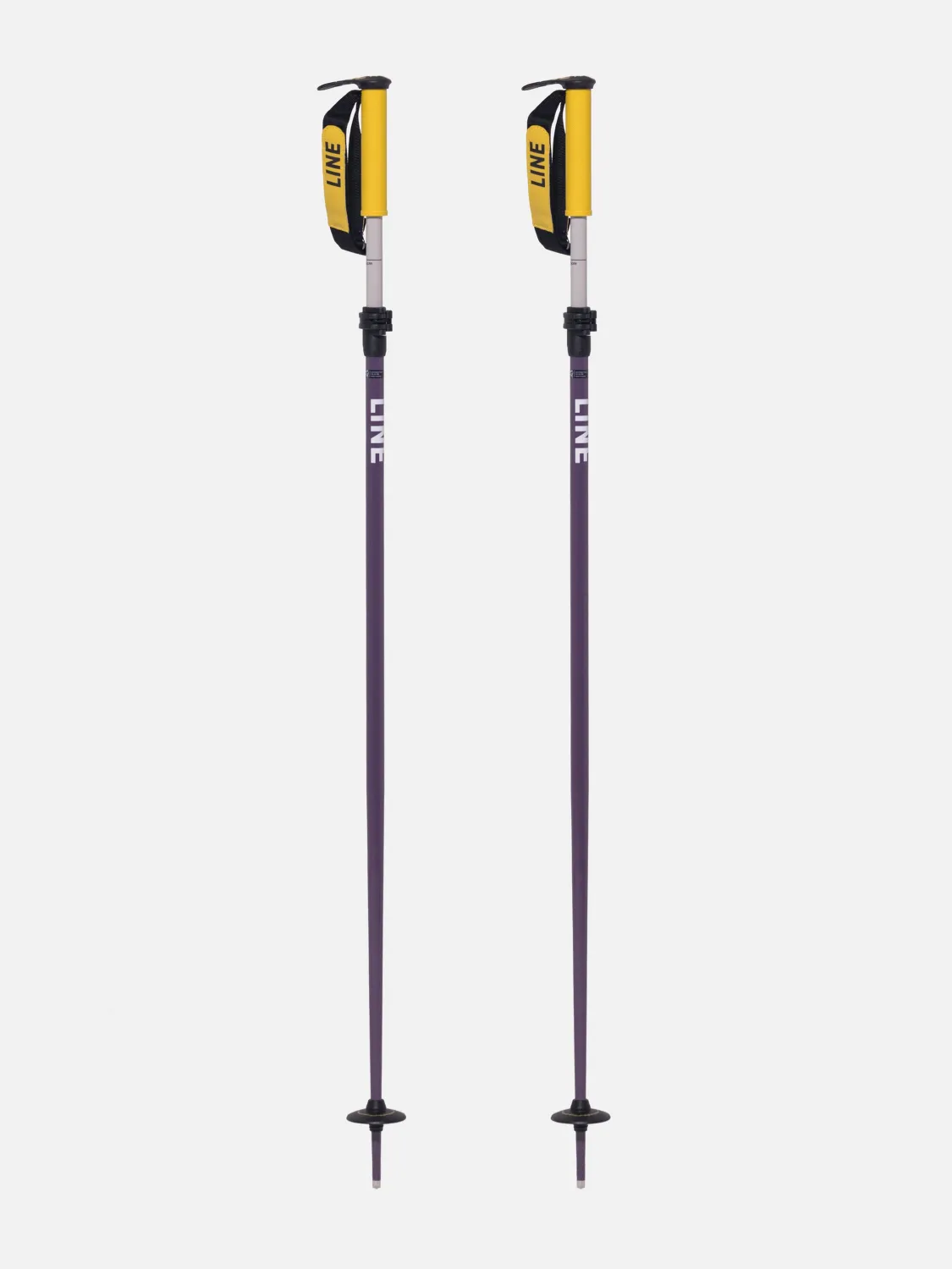 Line Paintbrush Ski Poles Purple