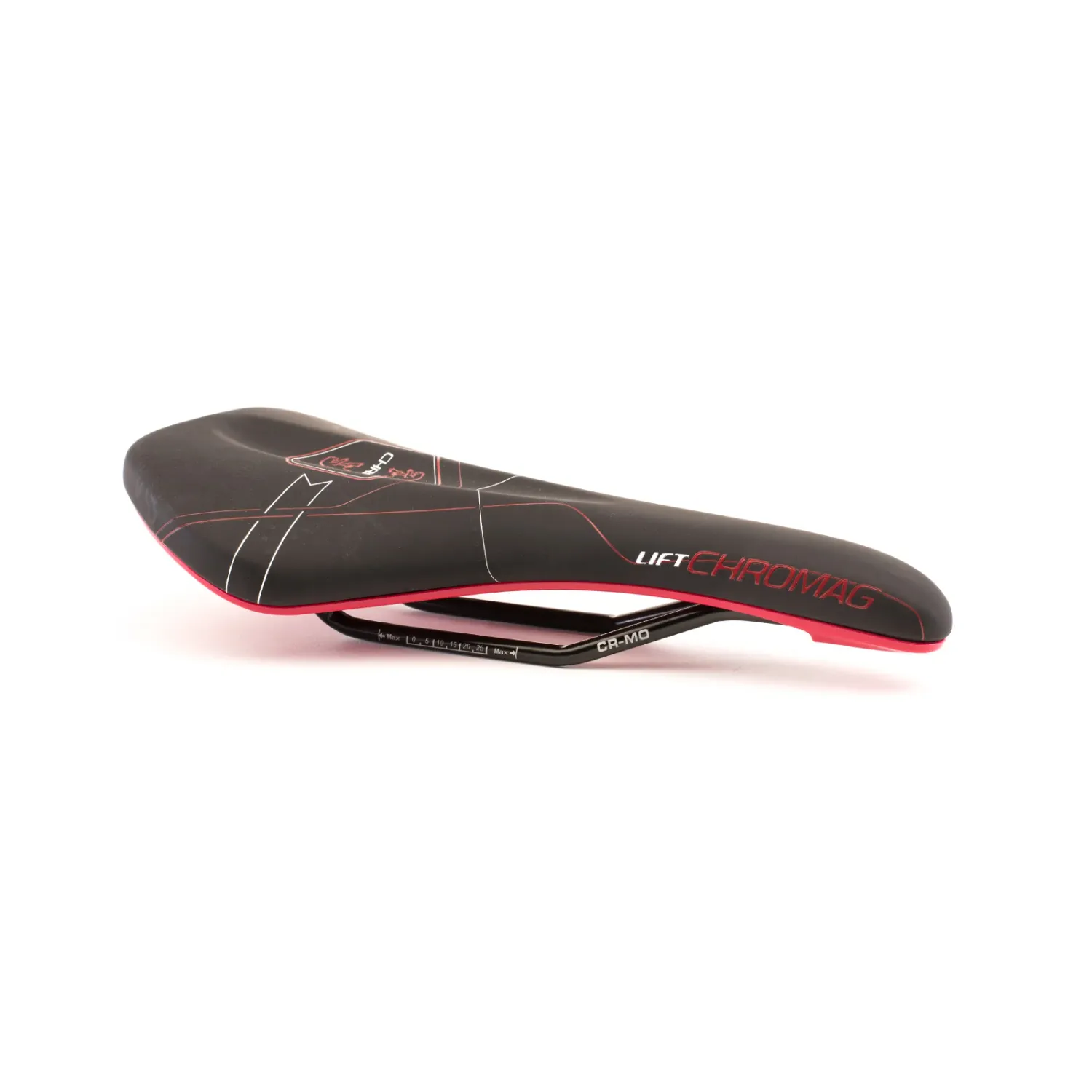 Chromag Lift Saddle, Color: Black/Red